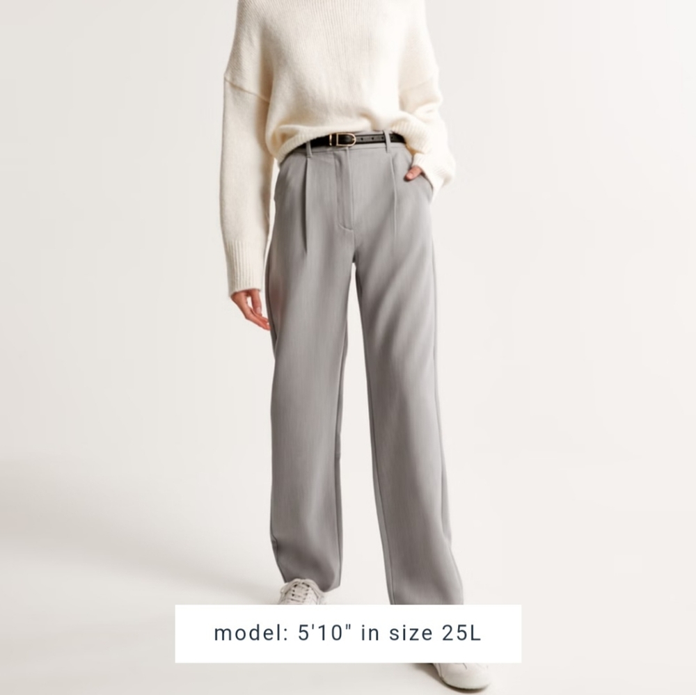 Abercrombie Tailored Fit Loose Straight Pants